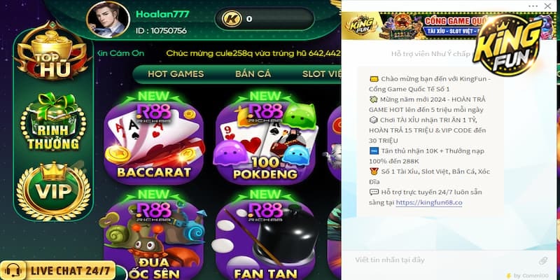 Liên hệ CSKH đa dạng kênh kết nối khi chơi game Baccarat 