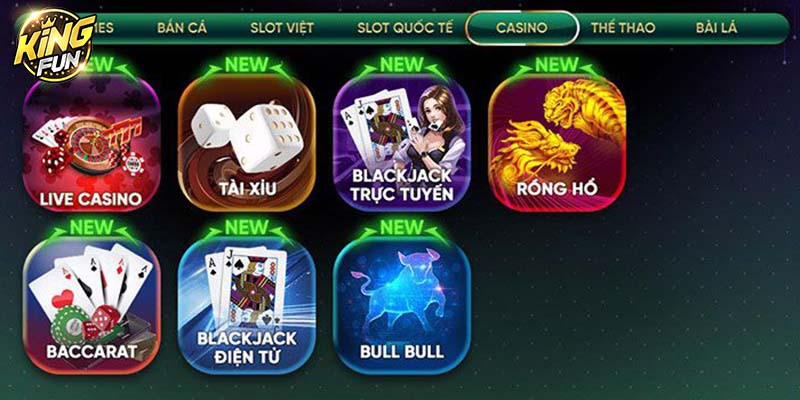 Kho game hỗ trợ vô cùng đa dạng và phong phú cho người chơi