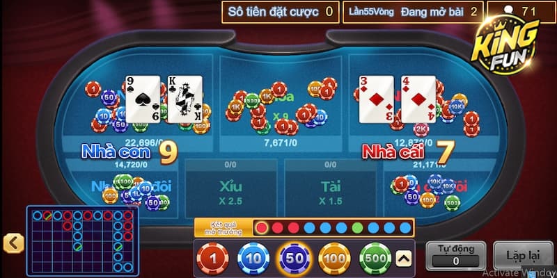 Nhiều phiên bản Baccarat độc đáo thu hút người chơi 