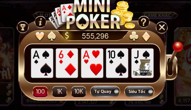 Poker Mini là sản phẩm nổi bật của QH88